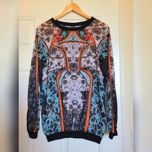 ❤️ Clover Canyon multicolor silk blouse XS S